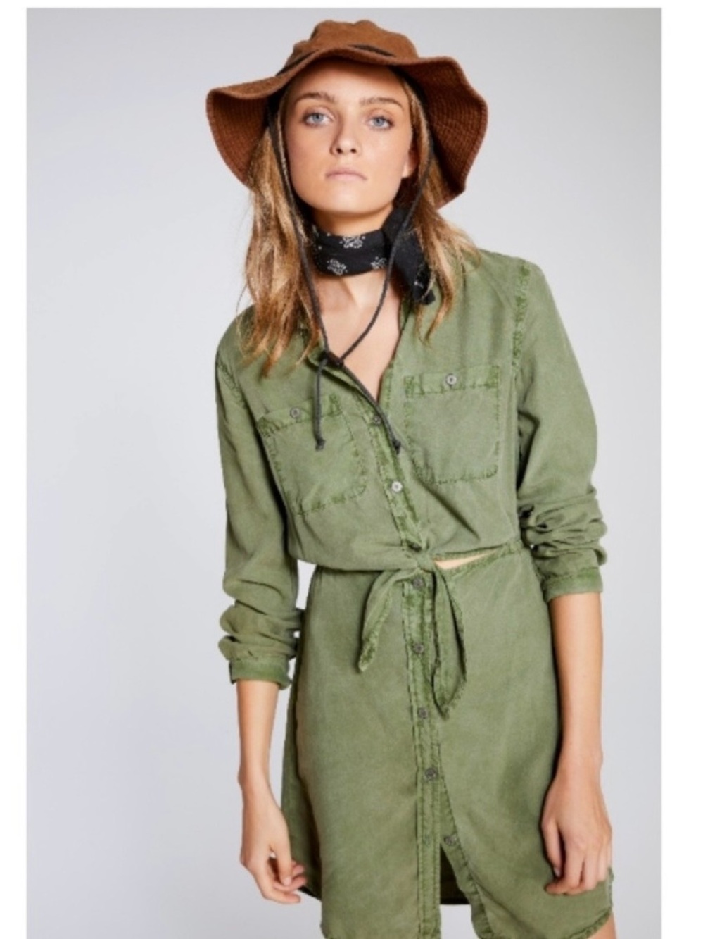 Sanctuary Forget Me Knot Shirtdress, L